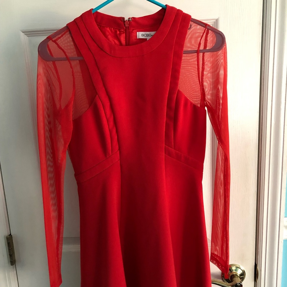 BCBG Red Mini Dress